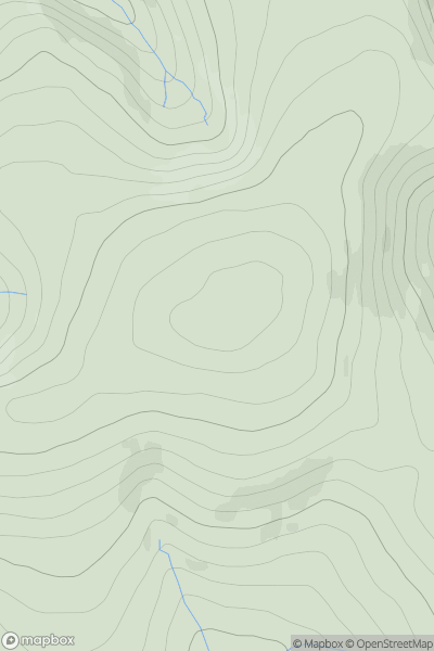 Thumbnail image for Rodger Law [The River Tweed to the English Border] showing contour plot for surrounding peak